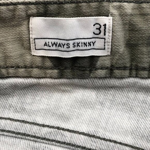 Gap Women's Jeans Size 311969 Always Skinny Ankle Classic Green Camouflage Casua - Picture 4 of 13